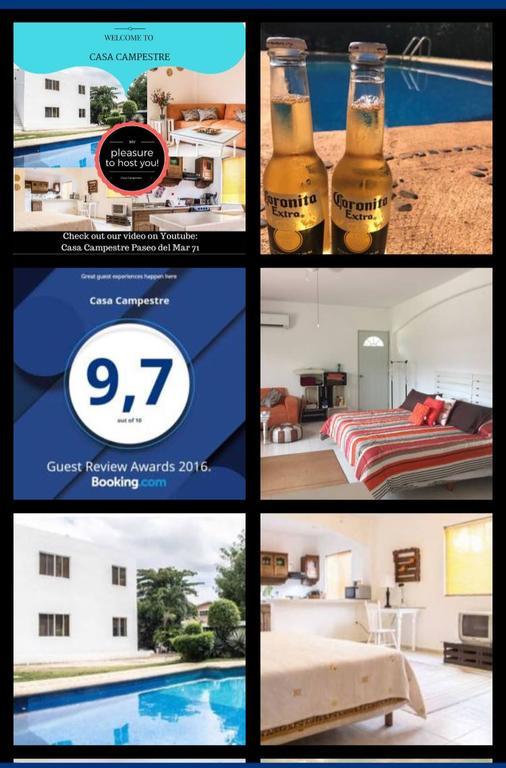 Ferienwohnung Casa Campestre Cancún Exterior foto